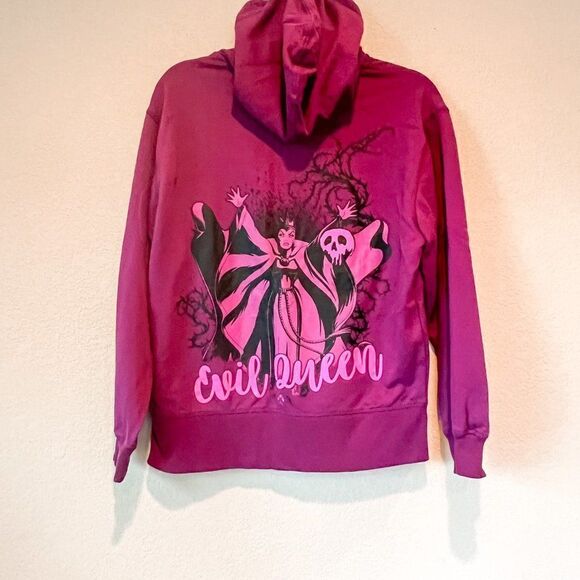 Disney Evil Queen Hooded Cardigan, Size Medium - Picture 3 of 5